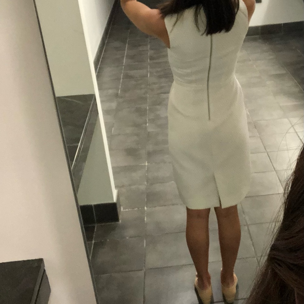 JCrew White eyelet dress size 00 Like New - Picture 5 of 5